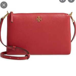 NWT Tory Burch Kira pebbled wallet cross body